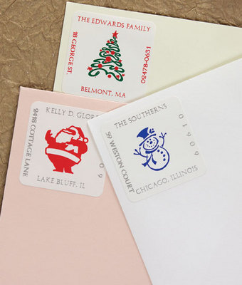 Variety Christmas Return Address Labels